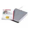IDentiv uTrust 3700 F, USB , white