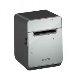 Epson TM-L100, 8 dots/mm (203 dpi), cutter, linerless, USB, Lightning, BT, Ethernet, black