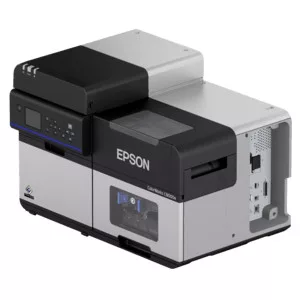 Epson ColorWorks C8000e, matte black ink, cutter, disp., USB, Ethernet, kit (USB), black, grey