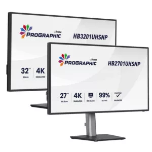 iiyama ProGraphic HB2701UHSNP-B1, 68,6 cm (27''), 4K, USB, USB-C, Ethernet, kit (USB)