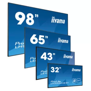 iiyama ProLite LH6581UHSG-1AG, 24/7, 164cm (64,6''), 4K, USB, USB-C, RS232, Ethernet, Wi-Fi, Android, kit (RS232)
