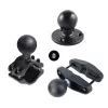   RAM Mounts VESA Plate 3.625" Square with Steel Reinforced Post - D-Ball (2.25"), 75 x 75 mm hole pattern