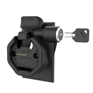 RAM Mounts GDS Uni-Conn Powered Locking Snap-In Wall Dock with PoE - Rear Pogo Pads - JST Connector