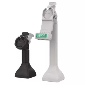 RAM Mounts GDS Uni-Conn Stand Docking Station (14") with Key Locking (Right) for Rear Pogo Pins - Rotatable & Tiltable - USB-C Connection - Gray