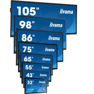 iiyama ProLite TE6513A-B1AG , 164cm (64,6''), PureTouch-IR, 4K, USB-C, RS232, USB, black