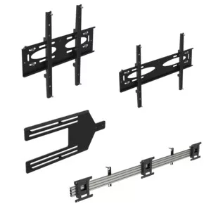 Ergonomic Solutions  Menu board mount, with tilt, for 3 screens (landscape) up to 43" (VESA 100 and 200)