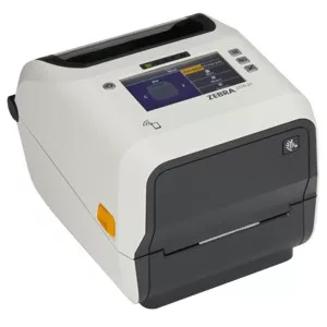 Zebra ZD621-HC, 12 dots/mm (300 dpi), disp. (colour), RTC, USB, USB Host, RS232, BT, Ethernet, Wi-Fi, kit (USB), white